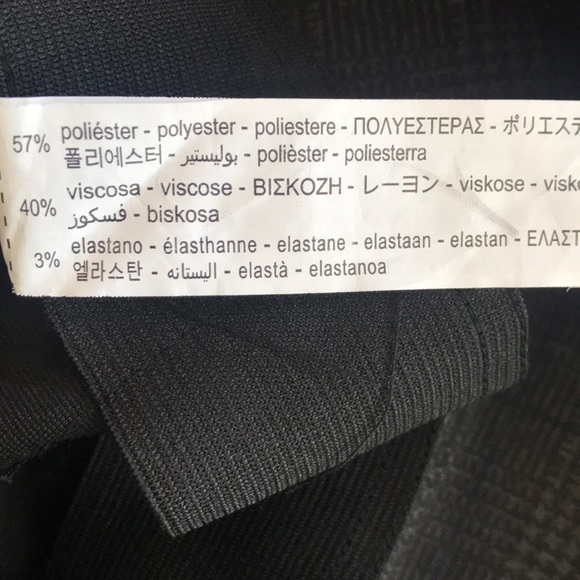 Zara High-rise Glen Check Plaid Trousers Grey - S - Picture 8 of 10